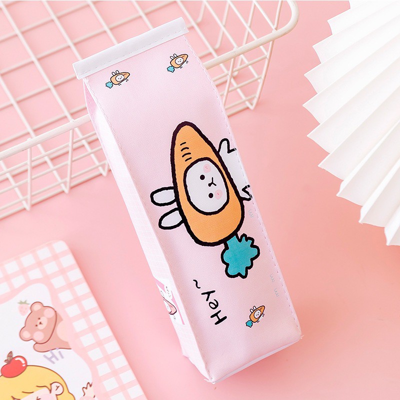 MURMURE.ID | TEMPAT PENSIL UNIK MILK COOKIES KOTAK PENSIL BUNGKUS JAJAN CIKI SNACK PC039-WORTEL