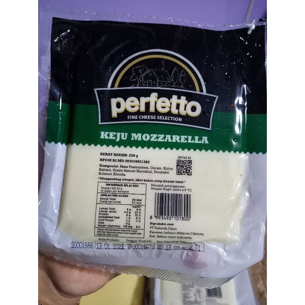 

Keju mozarella perfetto 250 gram