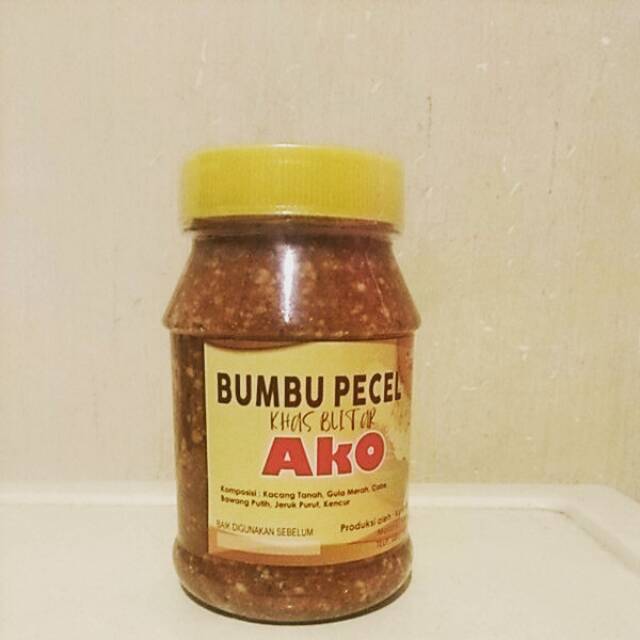 

SAMBAL PECEL BLITAR level SEDANG [300gr] Ako by KanbulaFood