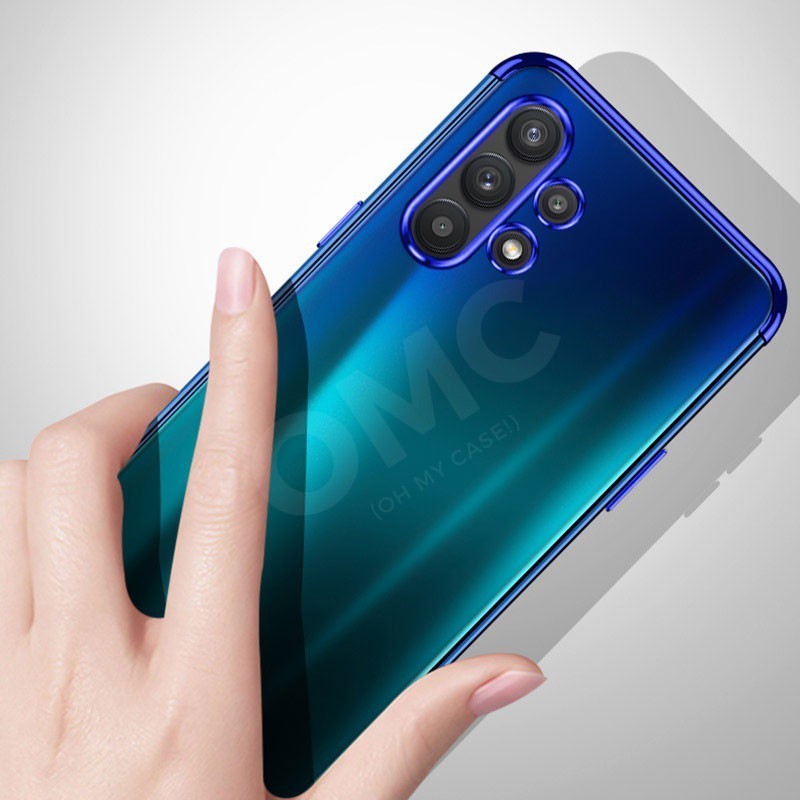 Shining Chrome Tpu Case Clear Silicone Case Samsung A72 A52 A32 - SC
