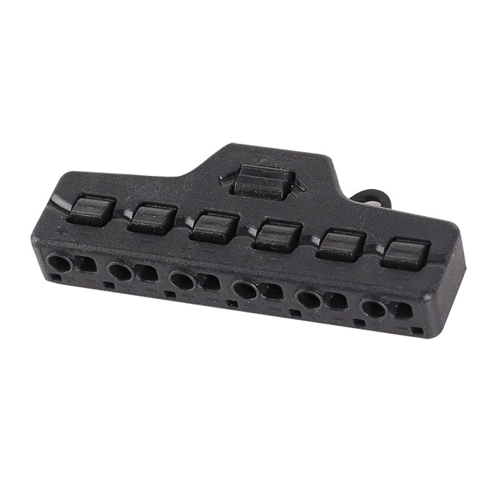 Lanfy Splitter Terminal Dorong 1in6 Out Post Quick-connect LED Terminal Splitter