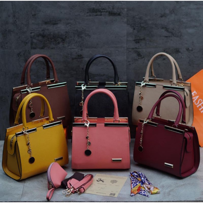 Tas Top Handle Wanita CK Branded Impor Termurah