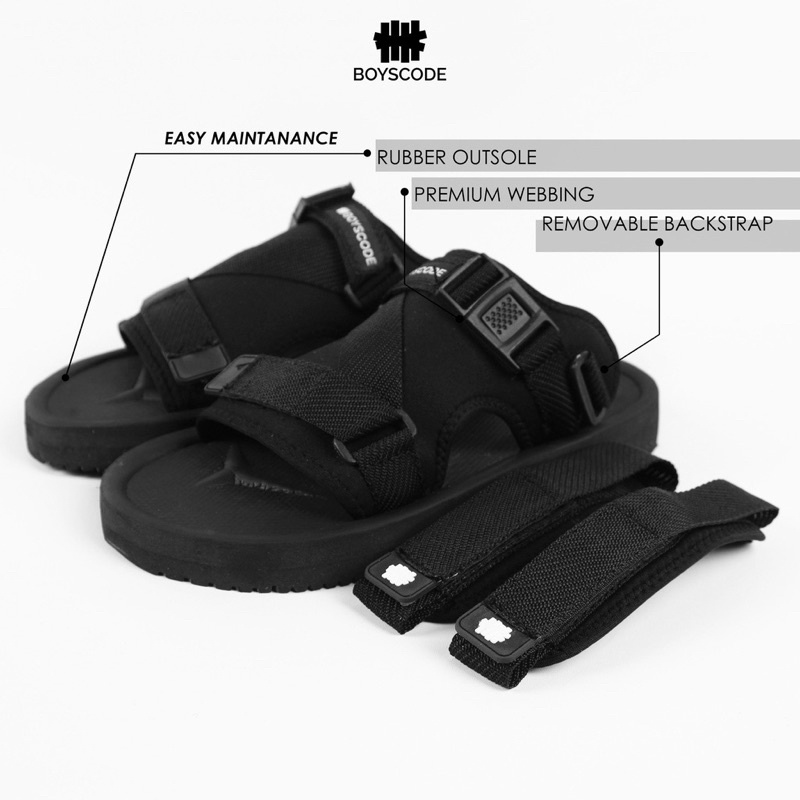 Sandal Gunung BOYSCODE ORIGINAL Smoker Series Sandal Outdoor Gunung Sporty Terbaru