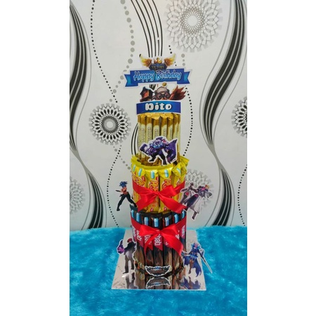 

snack tower karakter