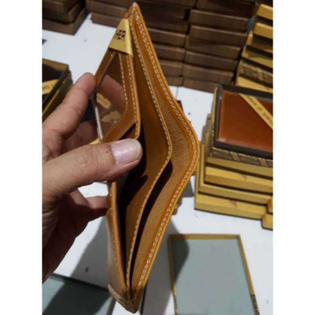 Dompet Kulit Asli 100% Kulit Sapi TAHAN API Kulit pull up terlaris