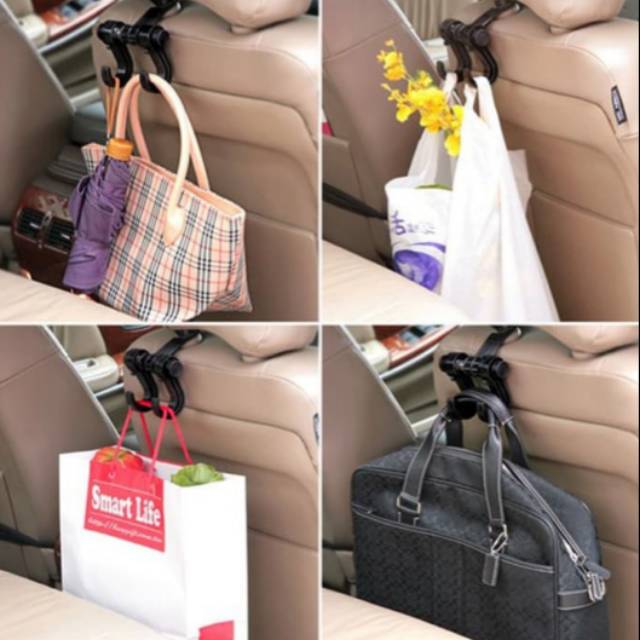 Hanger Mobil Murah Gantungan Mobil Serbaguna Gantung Baju Barang Hook Multifungsi