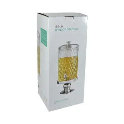 Delicia Dispenser Minuman Pineapple 8 Liter / pitcher minum 8 liter / ROUND PINEAPPLE DISPENSER 8L W/SLVR BASE