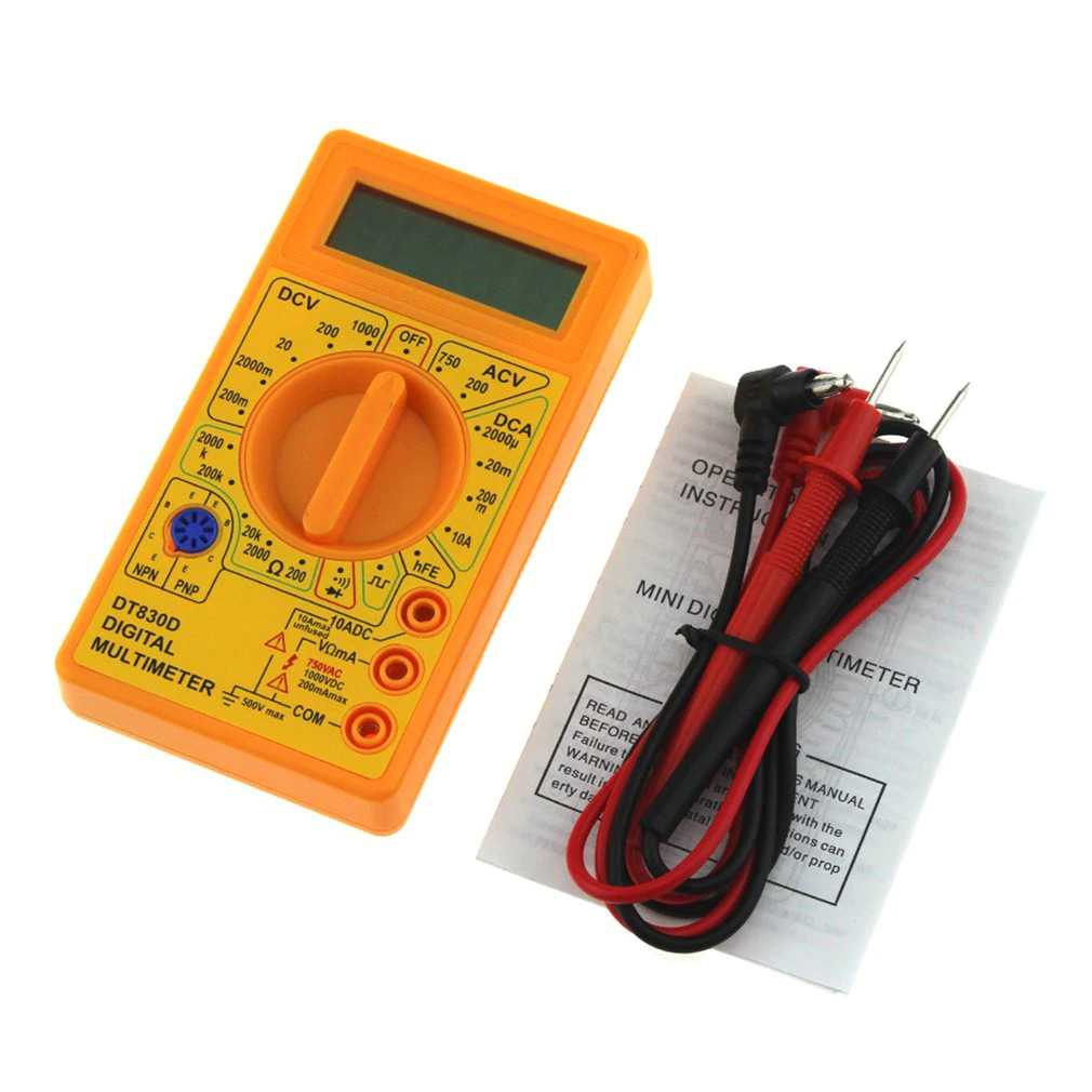 Mini Pocket Digital Multimeter AC/DC Voltage Tester