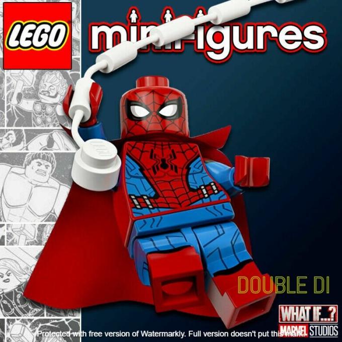 best seller] LEGO Minifigures Seri Marvel Studios-Zombie Hunter Spidey #8 Spiderman