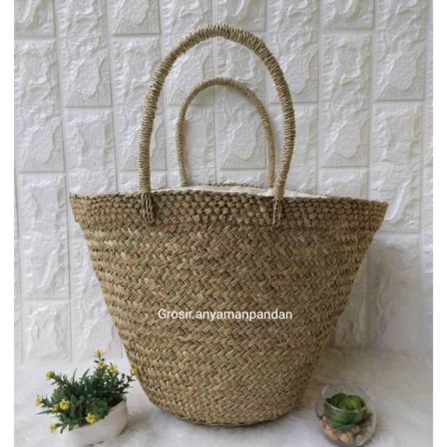 Tas MENDONG BAKUL Tas Anyaman Pandan Tas Etnik wanita tas pandan