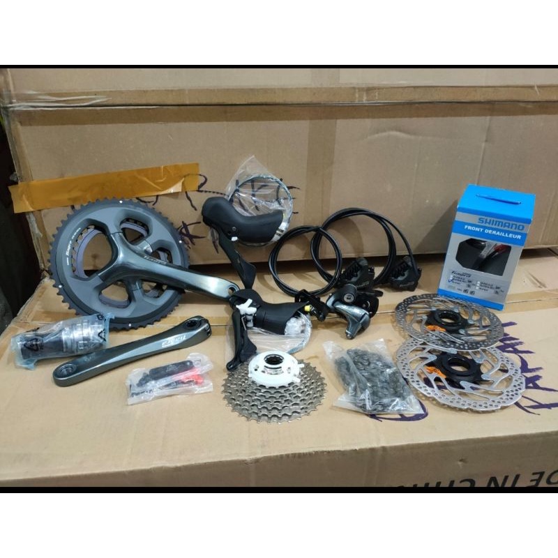 Full Groupset Tiagra 4702 Disc Brake