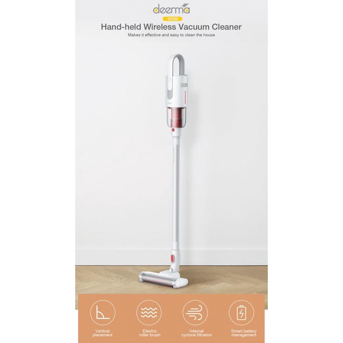 PENYEDOT DEBU DEERMA VC20 PLUS VACUUM CLEANER PORTABLE 2200MAH