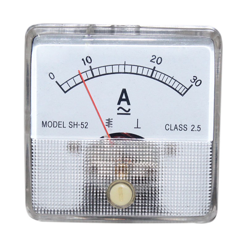 EELIC PAM-52 -A30-1 Panel AC/DC Ampere Meter Analog Program 52 Standart Internasional