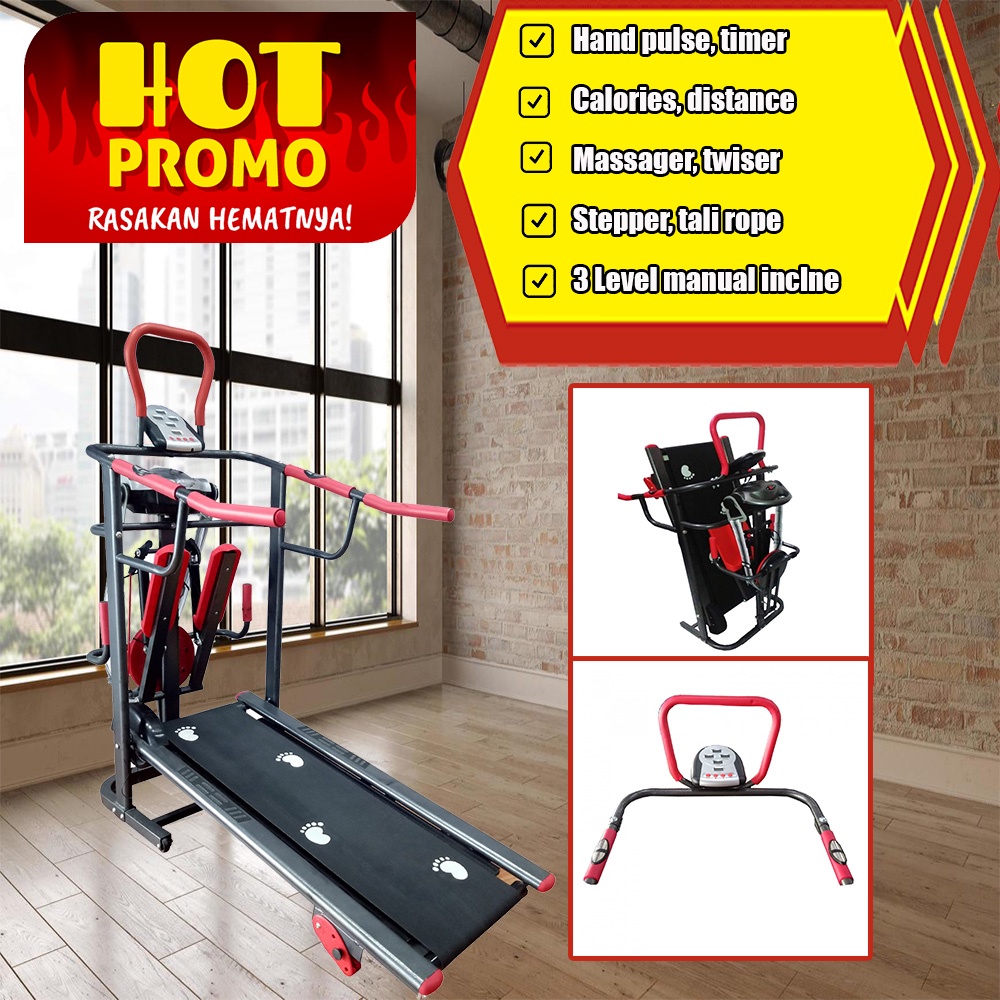 treadmill - treadmill elektrik tl 004 - tredmill - treatmill alat olahraga - treadmill lipat tl004 -