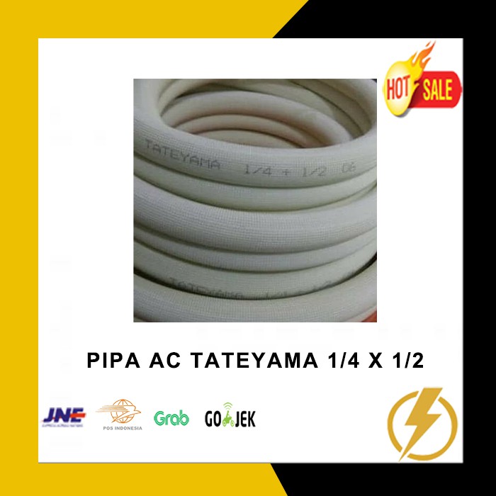 Jual PIPA AC TATEYAMA 1 4 X 1 2 UNTUK INSTALASI AC 1 5 PK 2 PK PER