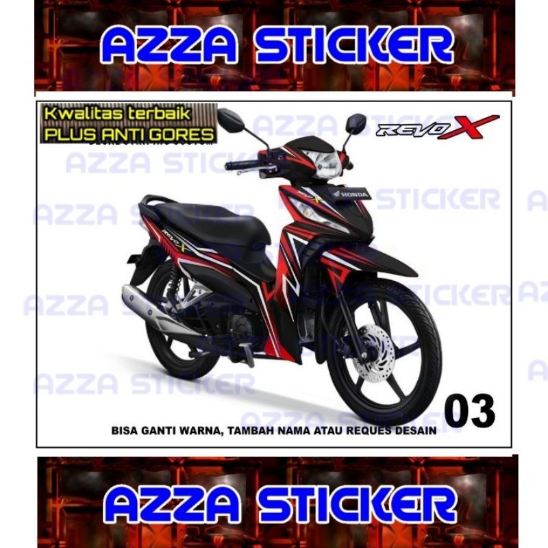 Sticker Striping Decal Revo X Full Body, Sticker Decal Revo X Full Body, Decal Revo X 03