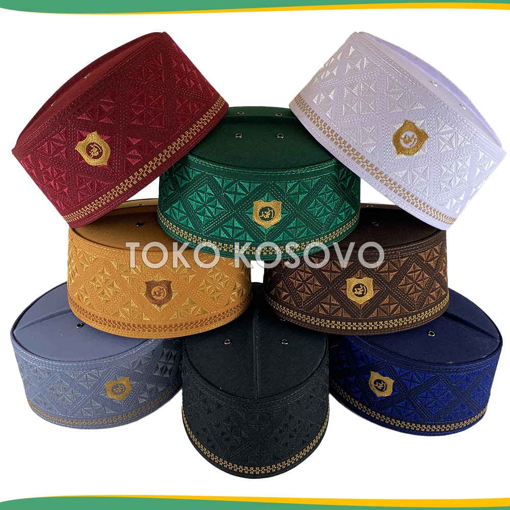 GROSIR (10 Pcs) Peci Kopiah Assagofah AL HAMID Paket Usaha Ukuran Anak Laki Dewasa Jumbo Kopeah Sholat Haji Pria Bulat Polos Hitam Shalat Kopyah Asagofah Asagova Terompah Turki Logo Bordir Santri Adi Hidayat Guz Azmi Malaysia Oman Madinah Pakistan Mesir