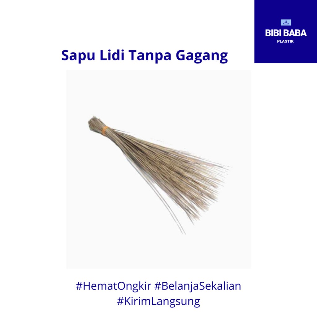 Sapu Lidi Taman / Sapu Lidi Jalanan / Sapu Lidi Tradisional Tanpa Gagang