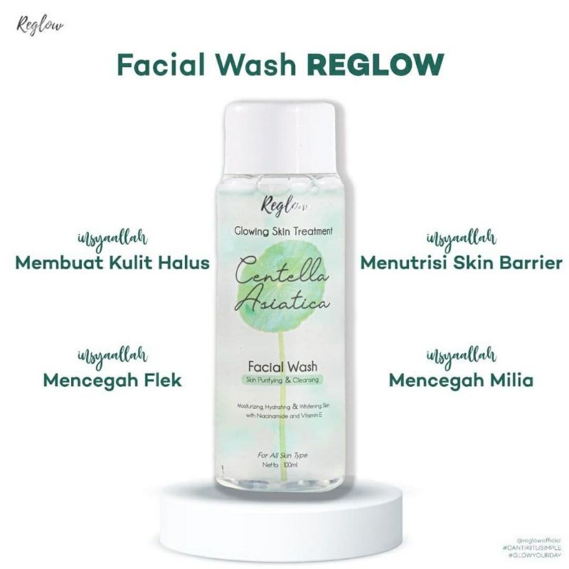 Facial Wash Re Glow Skincare Bpom Viral