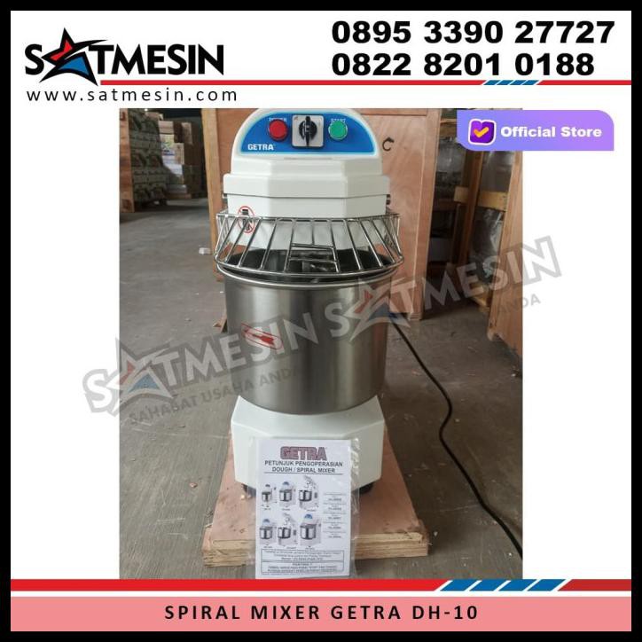 GETRA DH-10 SPIRAL MIXER 10 LITER