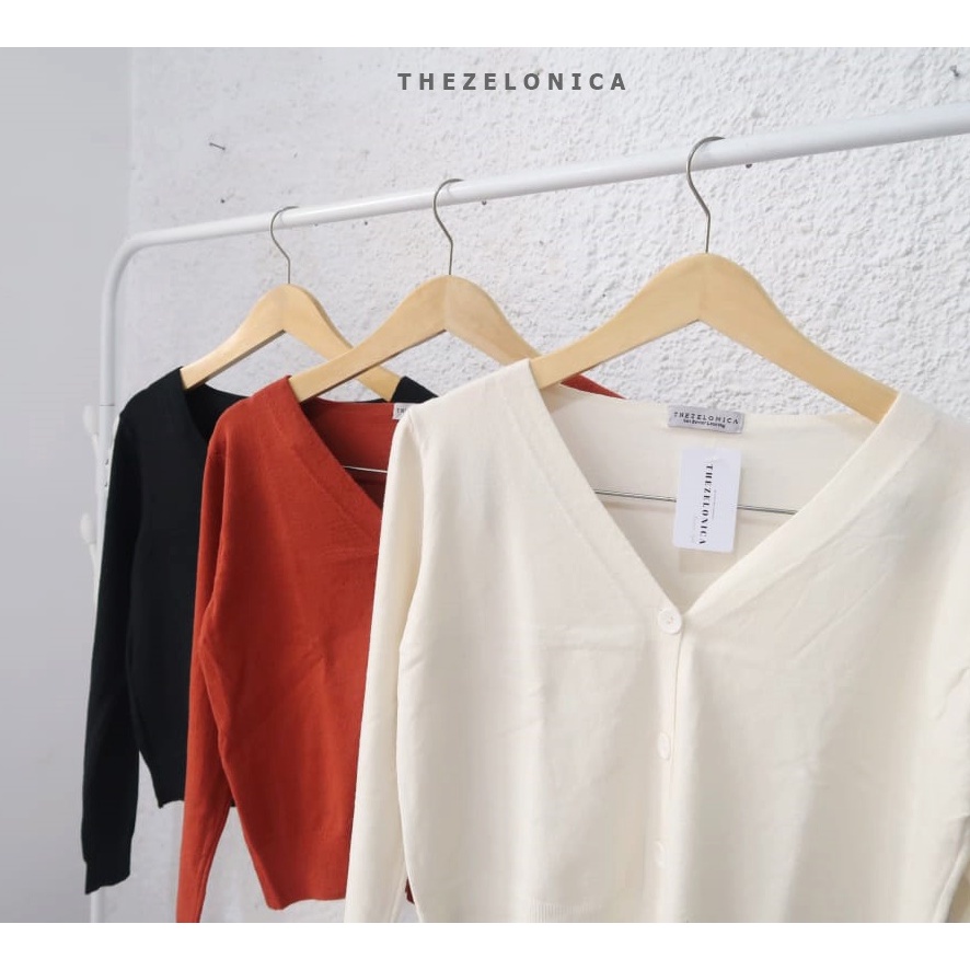 Zelonica Marie Cardigan Bahan Rajut