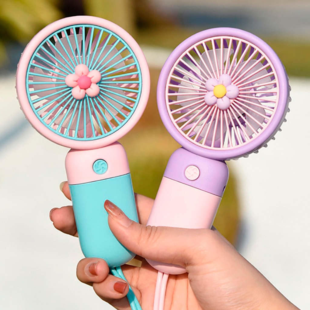 BENCO Kipas Angin Kecil Genggam Tangan Mini Fan Cute Portable USB Charge