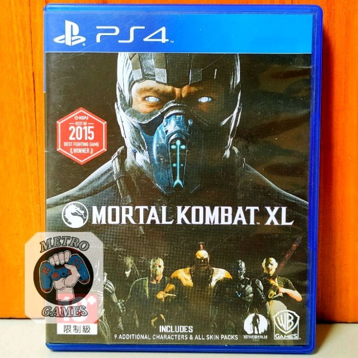 Mortal Kombat XL PS4 Kaset Mortalkombat XL Playstation PS 4 5 CD BD Game Games Mortal Kombat X L Gim Original asli ori bd second mortalcombat combat 11 terbaru shaolin monk monks