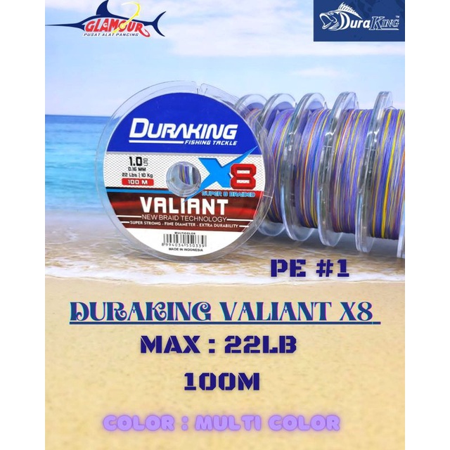 BENANG PANCING / SENAR PE / SENAR PANCING / BENANG PE / DURAKING X8 / PE X8 / Senar Pe Duraking Vali