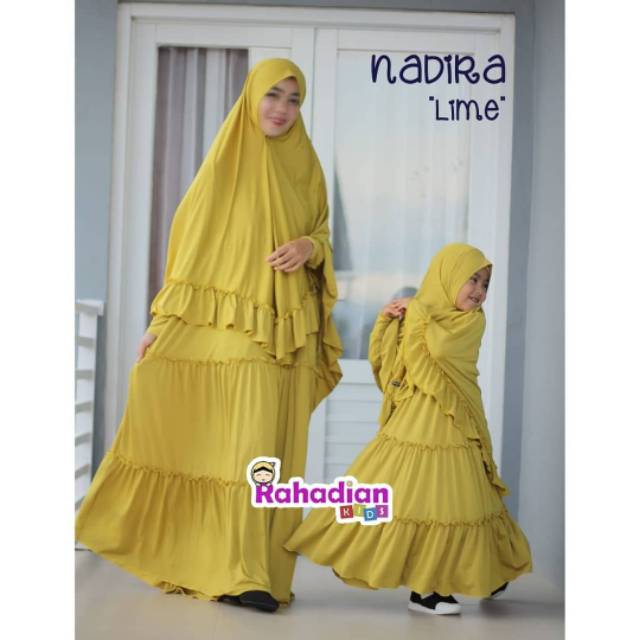 Nadira Daily by Rahadiankids gamis set Couple syari