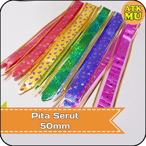 

Pita Serut Pull Flower Ribbon 50mm Pita Bunga Hiasan Suvenir Hadiah