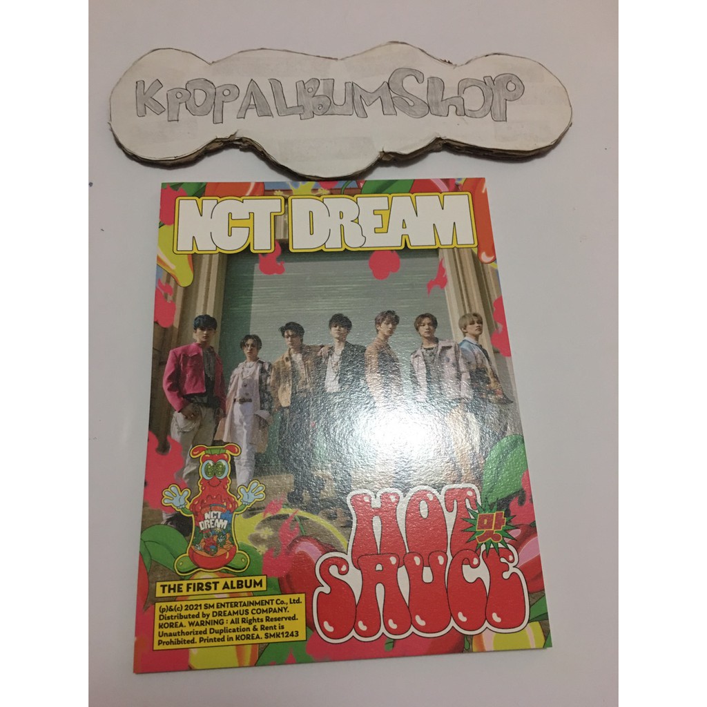NCT dream hot sauce postcard book OFFICIAL chilling VER SEt