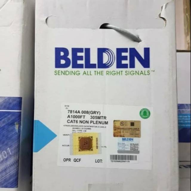 Kabel Belden Cat6 1 Rol
