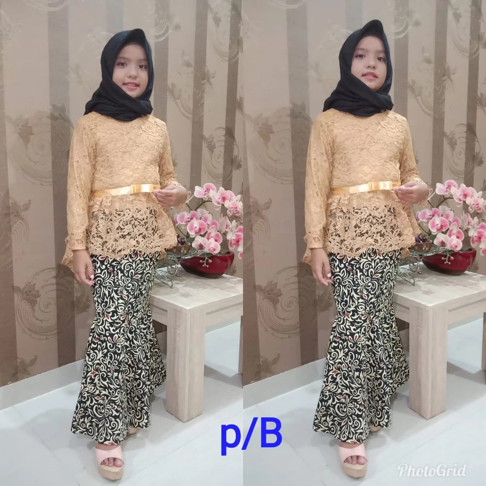 Setelan Kebaya Anak Brukat