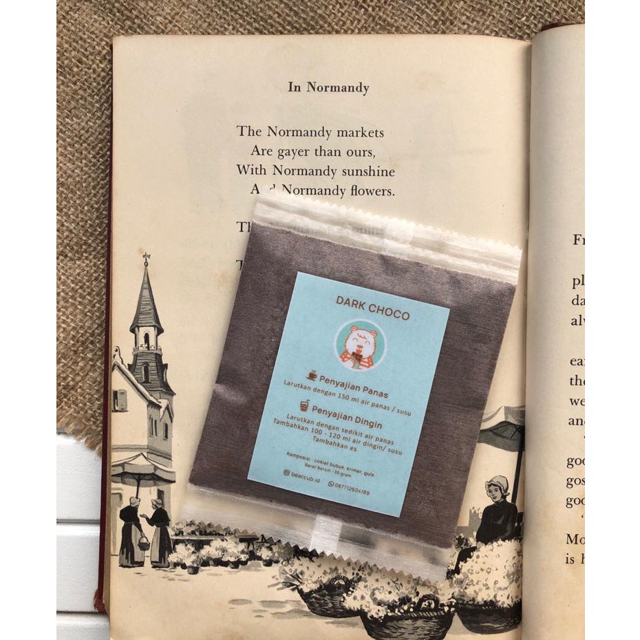 

BearCub Dark Choco / Coklat Sachet