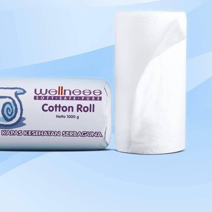 *SALE* Wellness Baby Cotton Roll Kapas Gulung 1000gr