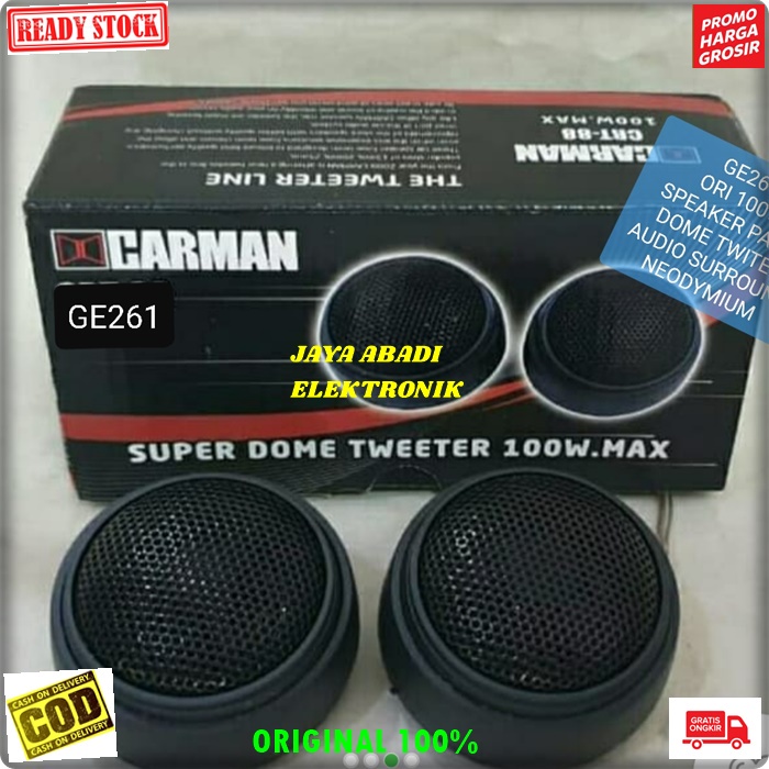 G261 ORI NEODYNIUM PIEZO SPEAKER SUPER COBRA SPIKER SPEKER TWITER PIEZOO PASIF SPK MINI TREBEL SOUND
