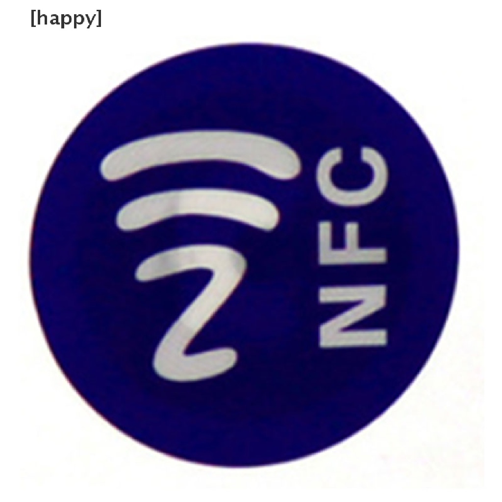 Ha 1pc Stiker Nfc Smart Ntag213 Bahan Pet Anti Air Untuk Semua Jenis Smartphone