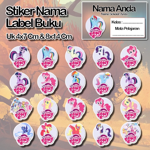 

Stiker twilight pinkie putri ratity apple jack luna cadance bloom sweetie rainbow dash Karakter Lucu Custom Lebel Nama cromo murah 20 Varian berbeda Sticker Pelajaran Mapel buku anak sekolah No 2