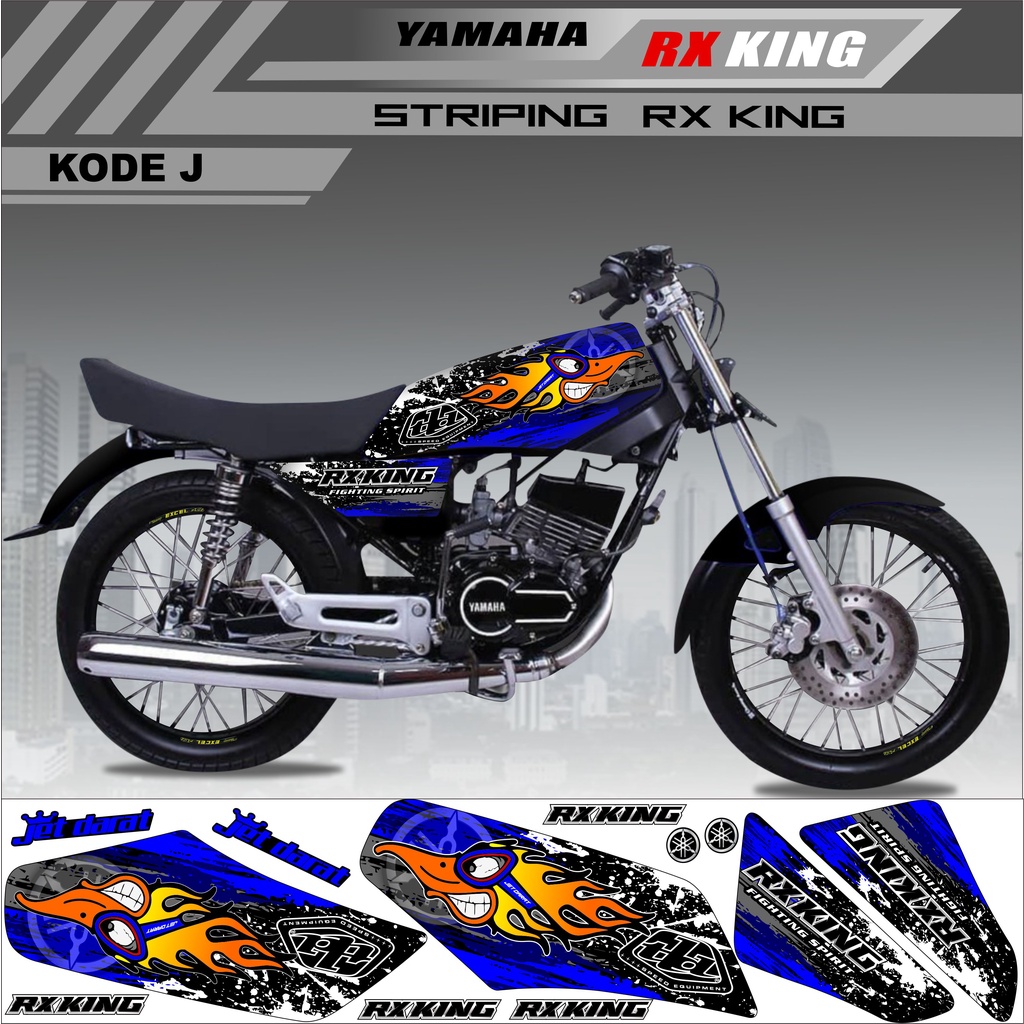 Sticker Striping Rx King Variasi  Kode J