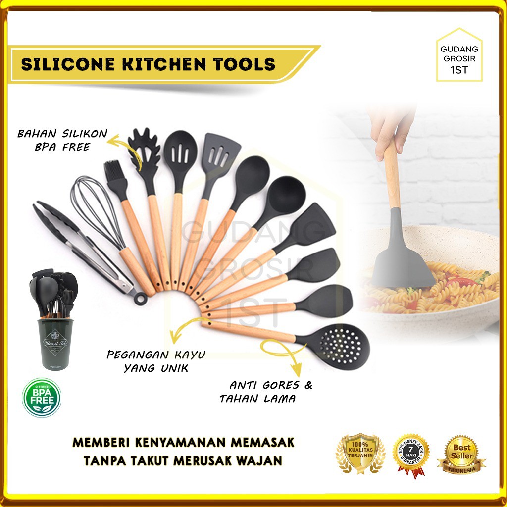  Hemat Sehat  Alat  Masak Sehat  Tahan Panas Silicone 