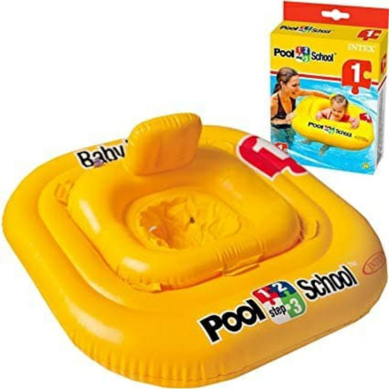 DELUXE BABY FLOAT POOL SCHOOL 79cm Intex 56587 ban renang celana Pelampung Anak