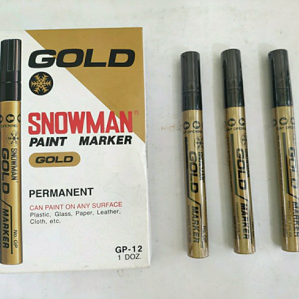

MURAH SPIDOL PERMANENT SNOWMAN GOLD 12 PIECE