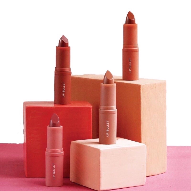 BLP BEAUTY Lip Bullet By Lizzie Parra 3.5g Lipstick Lipstik Creamy Parfrait | Pumpkin | Pretzel | Po