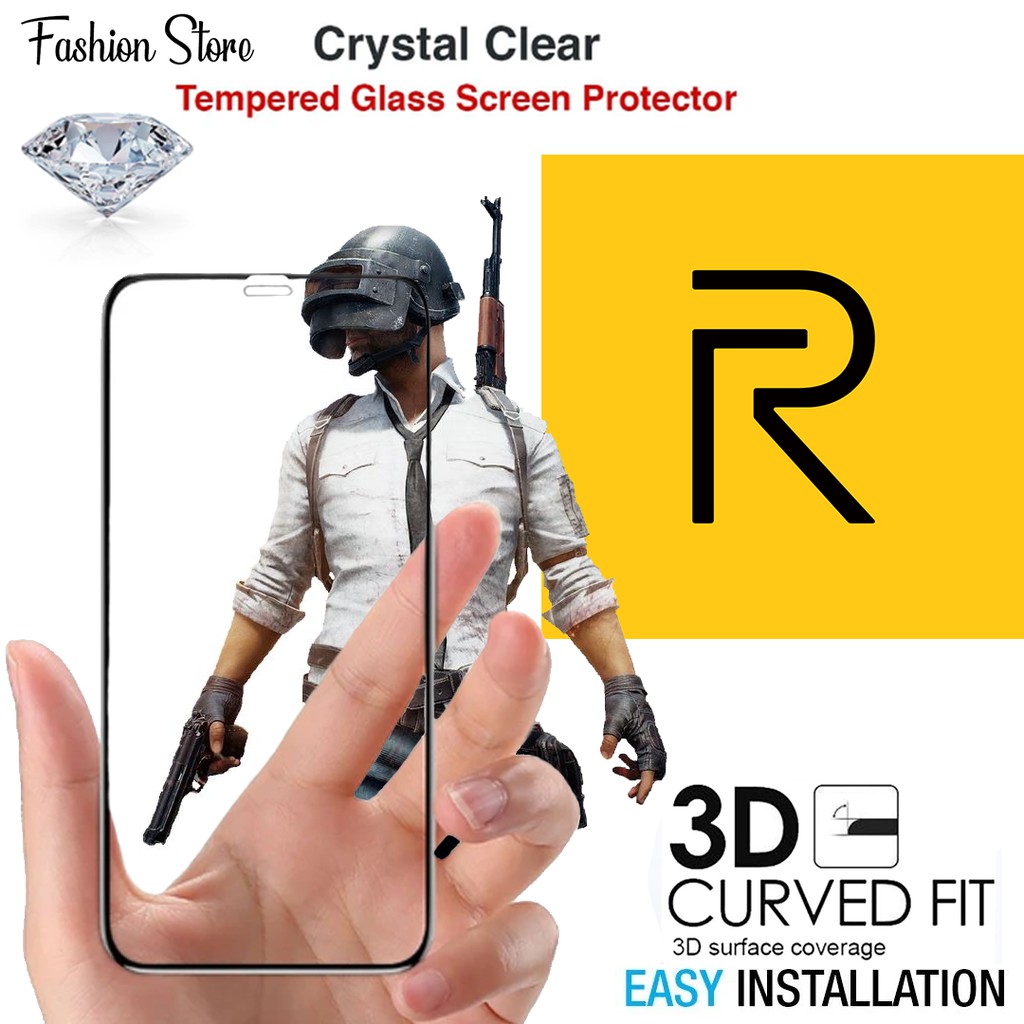 REALME SERIES TEMPERED GLASS 5D/6D/9D C3/2PRO/3/3PRO/5/5PRO/6NEW/C2/X/XT/X2