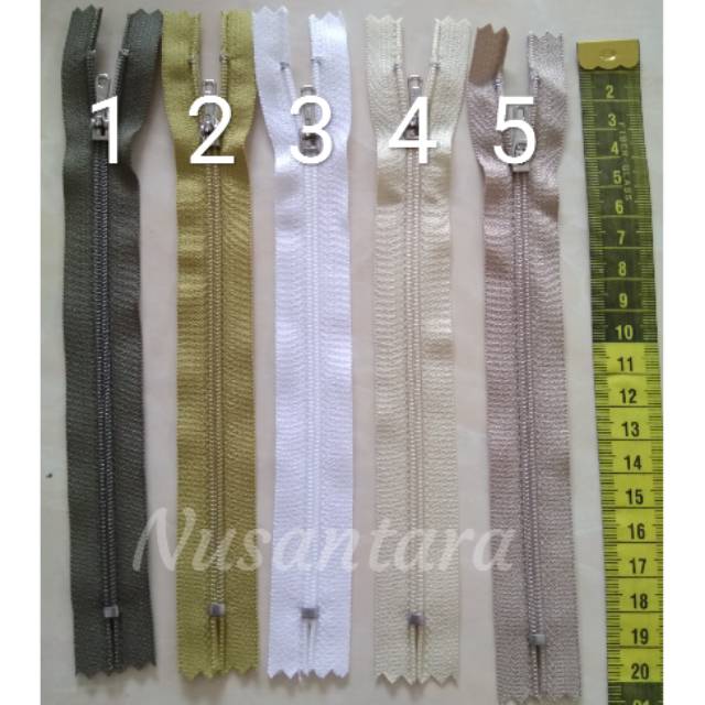 Resleting /Risleting /Zipper YKK 7 &quot;/17,5 cm satuan