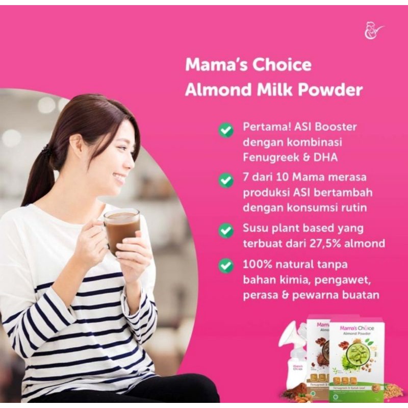 Mama's Choice Almond Powder 200 Gr/ASI Booster Dengan Daun Katuk