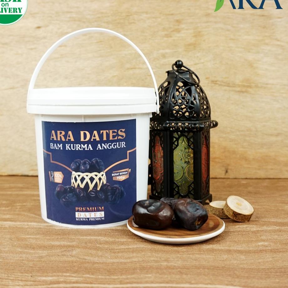 

Kurma Bam PREMIUM KEMTAN 700gr Original Kurma Anggur Kurma Madu Ember
