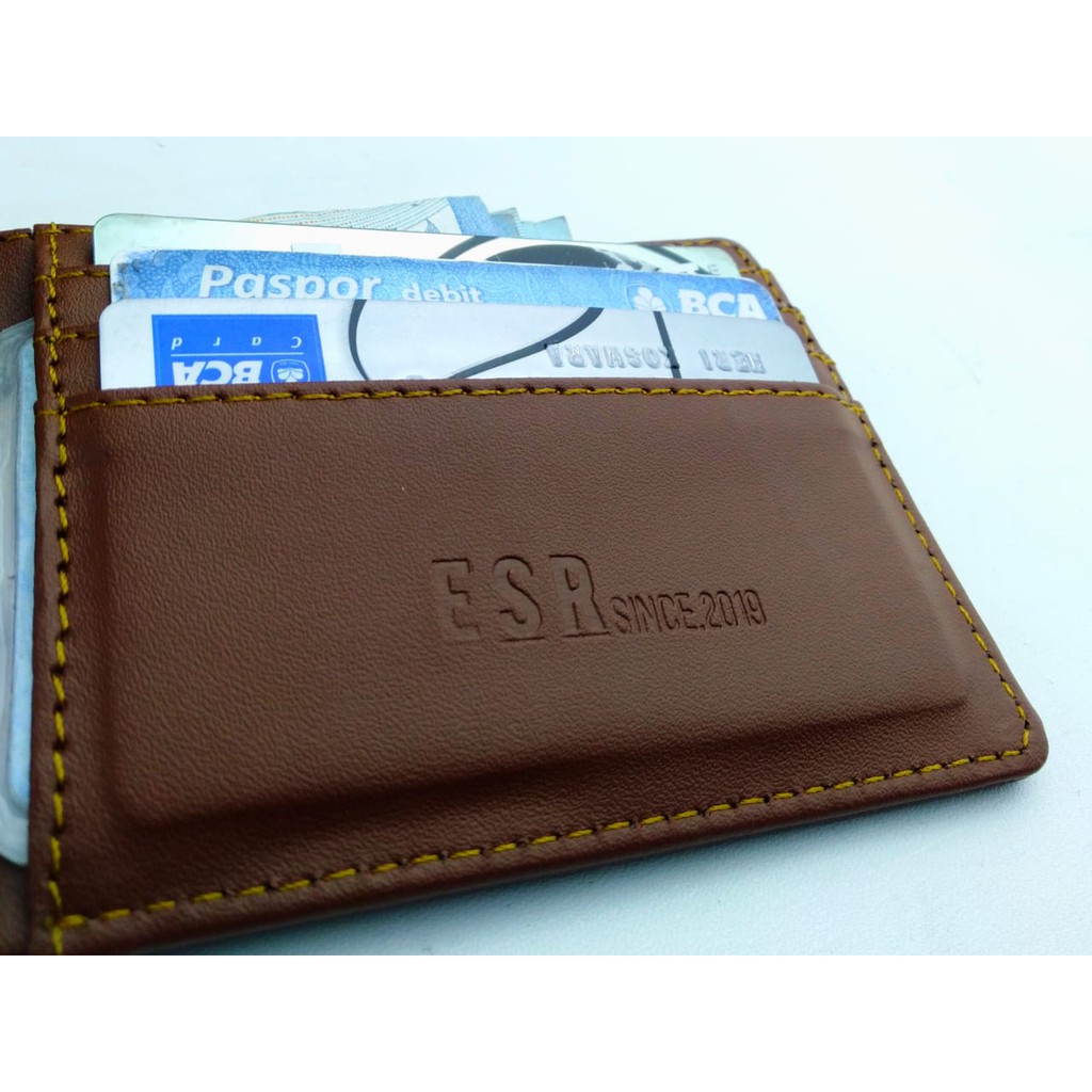 Dompet Lipat Pria murah Bahan Leather Trendi