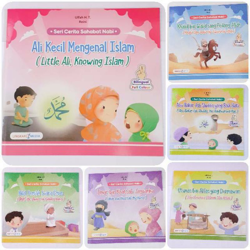 Paket Buku Cerita Kisah Sahabat Nabi Lingkar Media 6 Buku