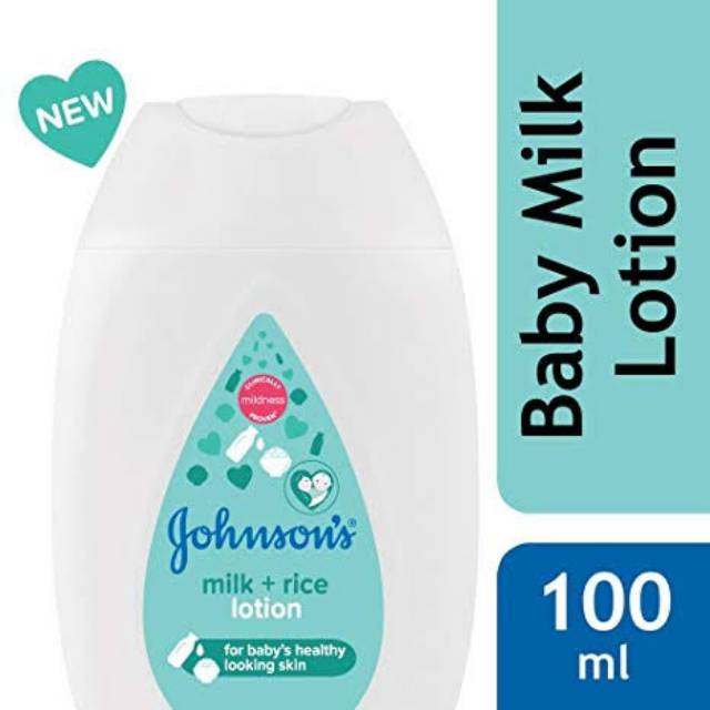 Johnsons Baby Lotion Milk Rice 100ml Shopee Indonesia